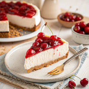 Strawberry Baked Cheese Cake
