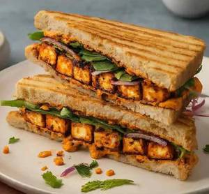 Paneer Tikka Masala Sandwich
