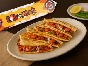 Peri Peri Hyderabadi Tawa Chicken Egg Paratha