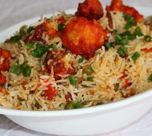 Veg manchurian rice