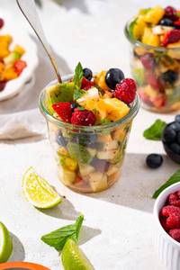 Fruit Salad Without Ice Cream