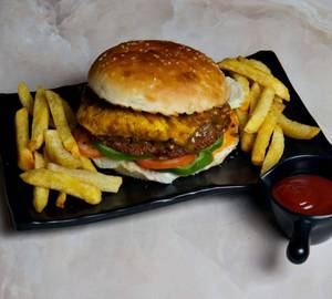 Chicken Stuffed Burger