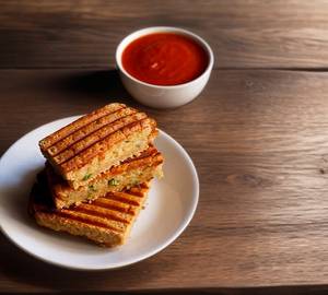 Aloo pyaaz sandwich