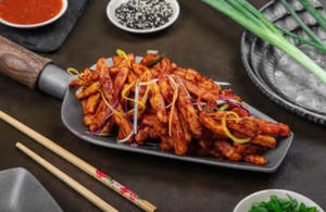 Honey Chilli Garlic Potato