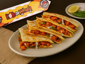 Peri Peri Lucknowi Chicken Tikka Egg Paratha