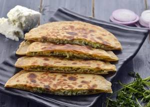 Jain Paneer Paratha