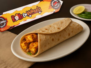 Chilly Paneer Wheat Wrap