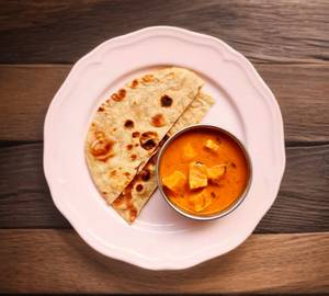 Paneer sabji With 3 Chapati