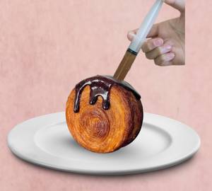 Dipped Pinwheel Croissant