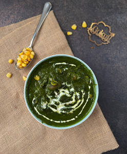 Palak Mushroom Corn