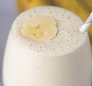 Chickoo Banana Milk Shake
