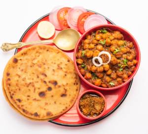 Chole And 2 Mirch Parathe
