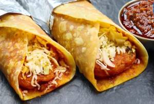 Schezwan Cheese Frankie