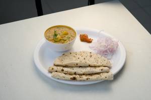 Alu Mutter Sabji with Phulka