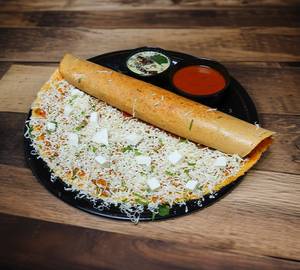 Cheese paneer masala dosa