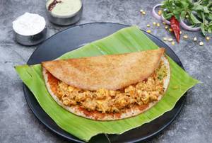 Schezwan gobi dosa