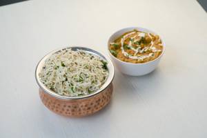 Kadai Paneer with Jeera Rice