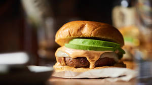 Cheese chipotle buger