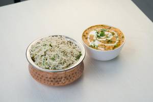 Mix Veg Sabji With Jeera Rice