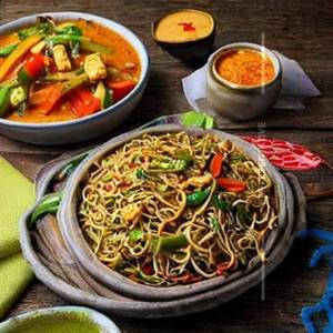 Veg paneer noodles