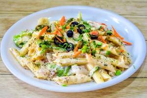 White cheese pasta