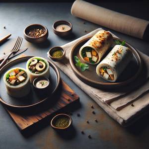 Paneer Lachha Roll