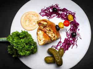 Desi Paneer Tikka Wrap