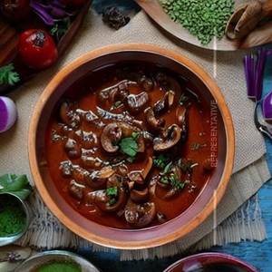 Mushroom Chilly Gravy