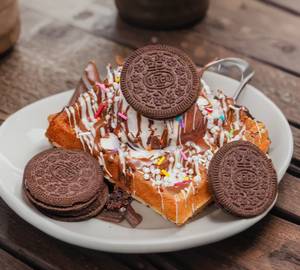 Crunchy Oreo Waffle 🍪