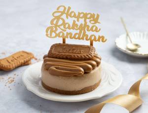 Raksha Bandhan Bento Cake - Lotus Biscoff Cheesecake [300g]