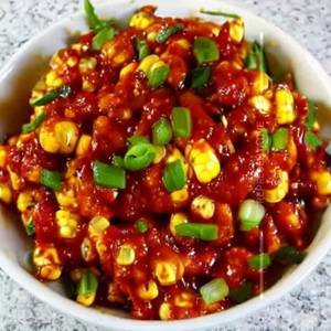 Chilli Hot Garlic Sauce Corn
