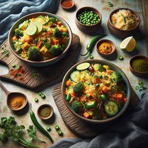 Veg biryani (without Onion garlic)