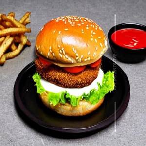 Crispy special burger