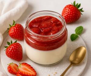 Strawberry Panna Cotta