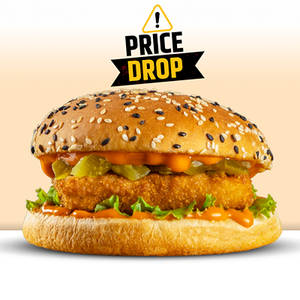 Krunchy Peri Peri Paneer Burger