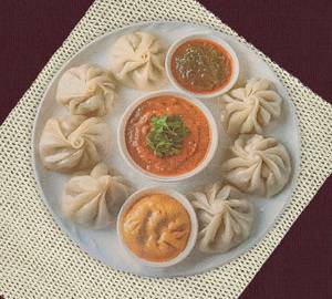 Mixed veg streamed momo [5 pieces]