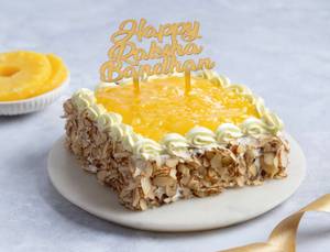 Raksha Bandhan Cake - Eggless Pineapple [500g]
