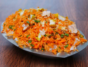 Schezwan Chicken Fried Rice