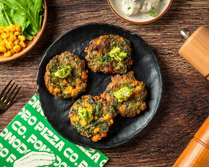 Corn And Spinach Fritters