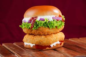 Double Patty Classic Veggie Burger