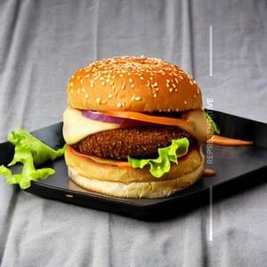 Crispy cheese burger