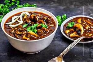 Mushroom Chilly Gravy