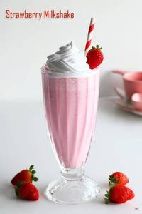 Strawberry milk shake