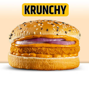 Krunchy Chicken Tandoori Burger