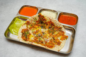 Onion Masala Uttapam