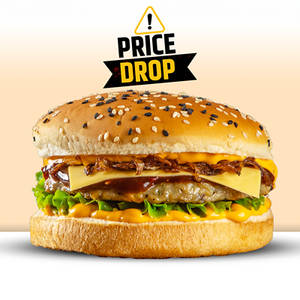 American Cheese Chicken Burger
