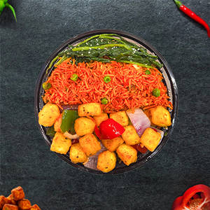 Kimchi Fried Rice + Veg Sweet & Spicy Paneer