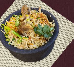 Muradabadi chicken biryani.