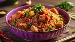 Chicken Schezwan Fried Rice (small)
