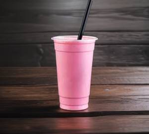 Strawberry milk shake